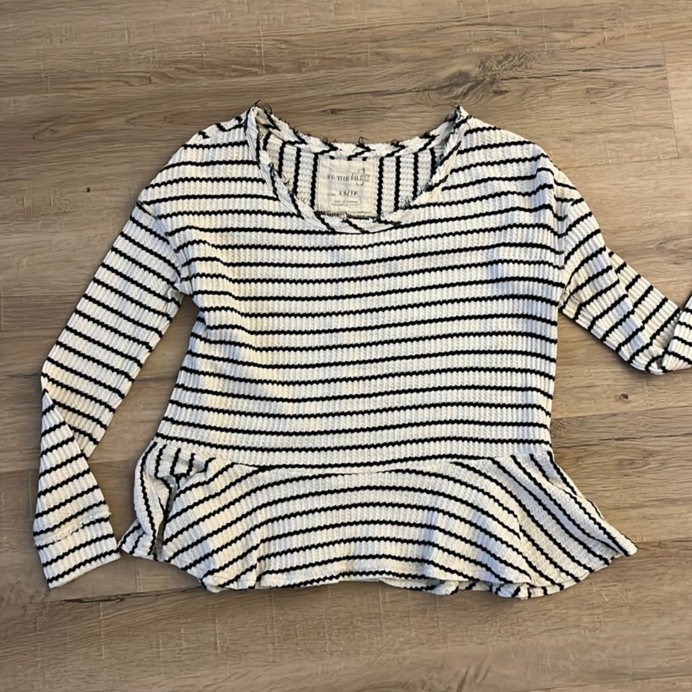 Free people peplum top